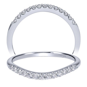 Taryn 14 Karat White Gold Straight Wedding Band TW911773R0W44JJ