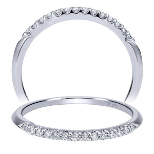 Taryn 14 Karat White Gold Straight Wedding Band TW911774R0W44JJ
