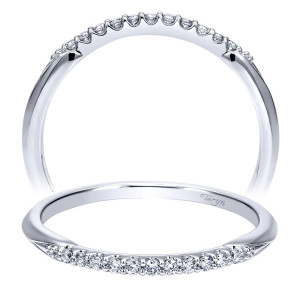 Taryn 14 Karat White Gold Straight Wedding Band TW911786R0W44JJ