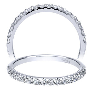 Taryn 14 Karat White Gold Straight Wedding Band TW911861S0W44JJ