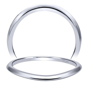 Taryn 14 Karat White Gold Curved Wedding Band TW911956R0W4JJJ