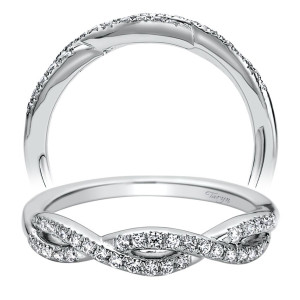 Taryn 14 Karat White Gold Curved Wedding Band TW9285W44JJ