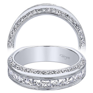 Taryn 14 Karat White Gold Straight Wedding Band TW9322W44JJ