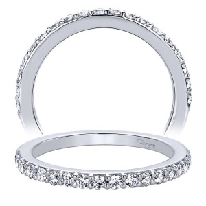 Taryn 14 Karat White Gold Straight Wedding Band TW9416W44JJ