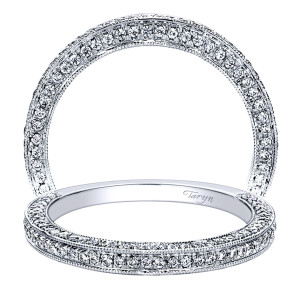 Taryn 14 Karat White Gold Straight Wedding Band TW9525W44JJ