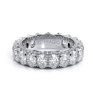 Verragio Eterna-2022OV-5 14 Karat eternity band, in white metal