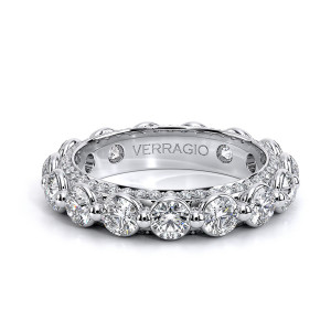 Verragio Eterna-2023R-35 14 Karat eternity band, top view