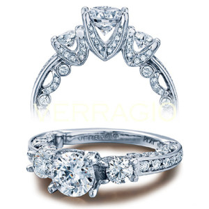 Verragio 14 Karat Paradiso Engagement Ring PAR-3002R