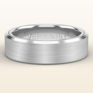 Verragio 14 Karat White Gold Wedding Band VW-7014