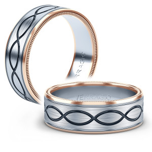Verragio 14 Karat Wedding Band VWB-7013-RWR