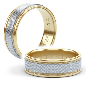 Verragio 14 Karat Diamond Wedding Band VWS-215-7-Yellow