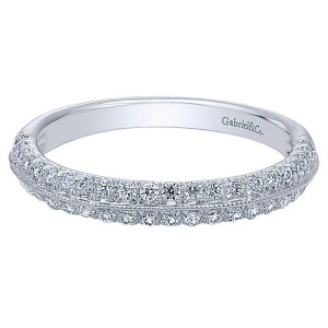 Gabriel 14 Karat Straight Matching Wedding Band WB10205W44JJ