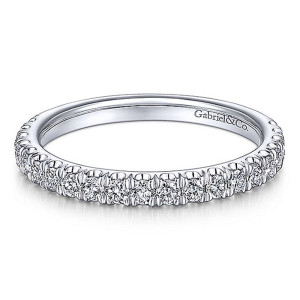 Gabriel 14 Karat White Gold Matching Wedding Band WB13904R4W44JJ