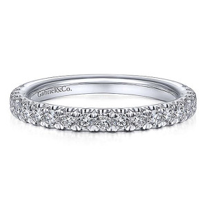 Gabriel 14 Karat White Gold Matching Wedding Band WB13904S4W44JJ