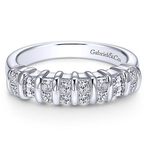 Gabriel 14 Karat Matching Straight Wedding Band WB2757W44JJ