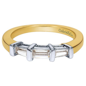 Gabriel 14 Karat Contemporary Wedding Band WB2792M43JJ