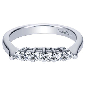 Gabriel 14 Karat Straight Matching Wedding Band WB3869W44JJ