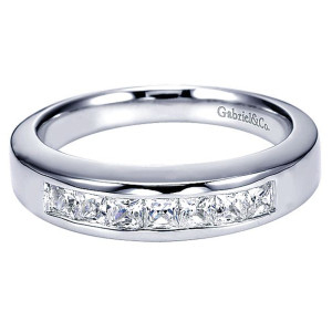 Gabriel 14 Karat Straight Matching Wedding Band WB3886W44JJ