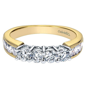 Gabriel 14 Karat Contemporary Wedding Band WB3960Y44JJ