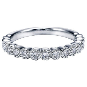 Gabriel 14 Karat Straight Matching Wedding Band WB4227W44JJ