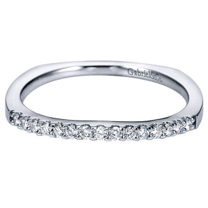 Gabriel 14 Karat Straight Matching Wedding Band WB6561W44JJ