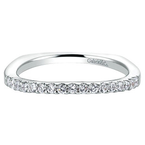 Gabriel 14 Karat Curved Matching Wedding Band WB6571W44JJ