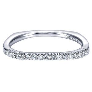 Gabriel 14 Karat Straight Matching Wedding Band WB6572W44JJ
