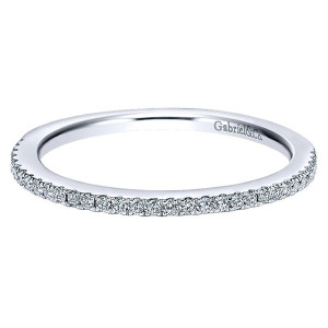 Gabriel 14 Karat Straight Matching Wedding Band WB6986W44JJ