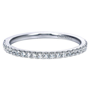 Gabriel 14 Karat Straight Matching Wedding Band WB7709W44JJ