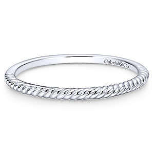 Gabriel 14 Karat Straight Matching Wedding Band WB8142W4JJJ