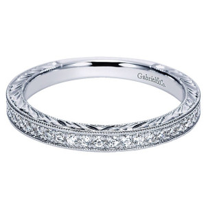 Gabriel 14 Karat Straight Matching Wedding Band WB8798W44JJ