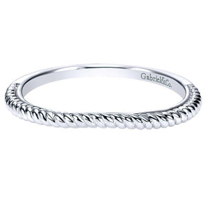 Gabriel 14 Karat Curved Matching Wedding Band WB8983R6W4JJJ