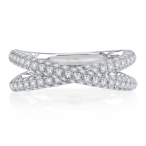 A.JAFFE 18 Karat Seasons of Love Diamond Anniversary Ring WRC1121Q