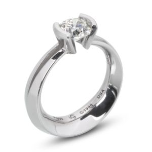 Steven Kretchmer Tension Set, Engagement Rings, Authorized Retailer