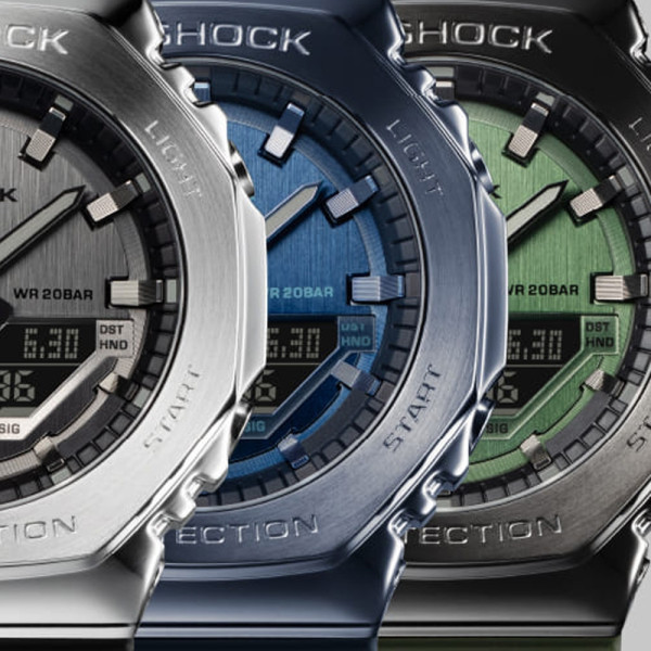 Casio GM2100-1A: G-Steel Analog-Digital Watch | TQ Diamonds