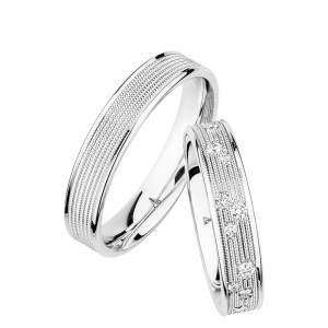 245443 Christian Bauer 18 Karat Diamond Wedding Ring / Band
