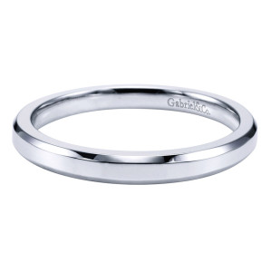 Gabriel Platinum Contemporary Wedding Band WB6591PTJJJ
