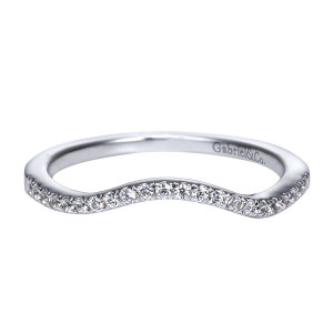 Gabriel 14 Karat Contemporary Wedding Band WB5331W44JJ