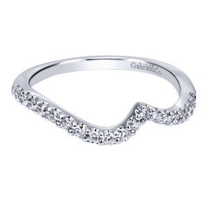 Gabriel 14 Karat Contemporary Wedding Band WB11834R2W44JJ