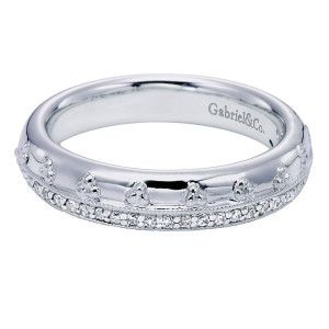 Gabriel 14 Karat Victorian Wedding Band WB6029W44JJ
