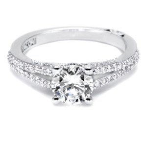 Tacori 18 Karat Simply Tacori Engagement Ring 3001