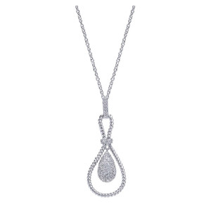 Gabriel Fashion 14 Karat Hampton Diamond Necklace NK2061W45JJ