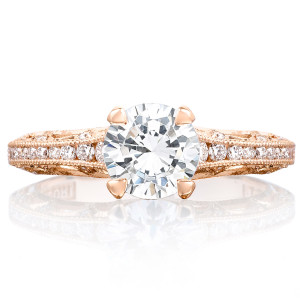Tacori 2617RD65PK 18 Karat Pretty In Pink Engagement Ring