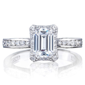 Tacori 2646-25EC7X5 18 Karat Dantela Engagement Ring