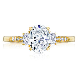 Tacori 2659OV8X6Y 18 Karat Simply Tacori Engagement Ring