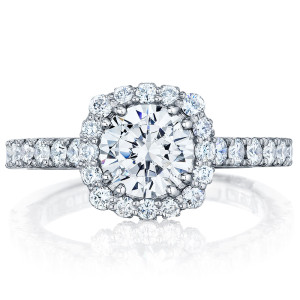 Tacori 37-2CU65 18 Karat Full Bloom Engagement Ring