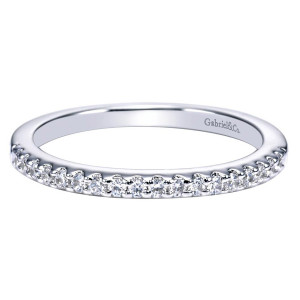 Gabriel 14 Karat Contemporary Wedding Band WB5377W44JJ