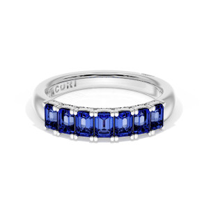 Tacori 419W65BS14 18 Karat Founders Collection Sapphire Wedding Ring