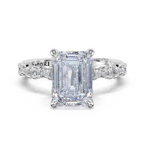 Tacori 48224EC95X7W 18 Karat Dantela Engagement Ring