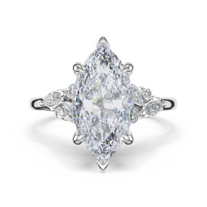 Tacori 483MQ145X75W 18 Karat Simply Tacori Engagement Ring